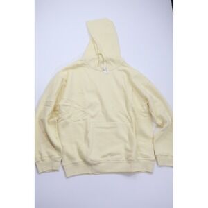 Aeropostale Hoodie Cloud Soft Fleece Medium Cream Yellow Pullover Casual 5997
